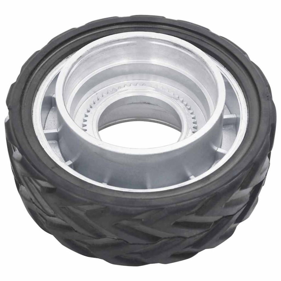 Rueda para rueda de remolque jockey aluminio y goma Ø19,5x10
