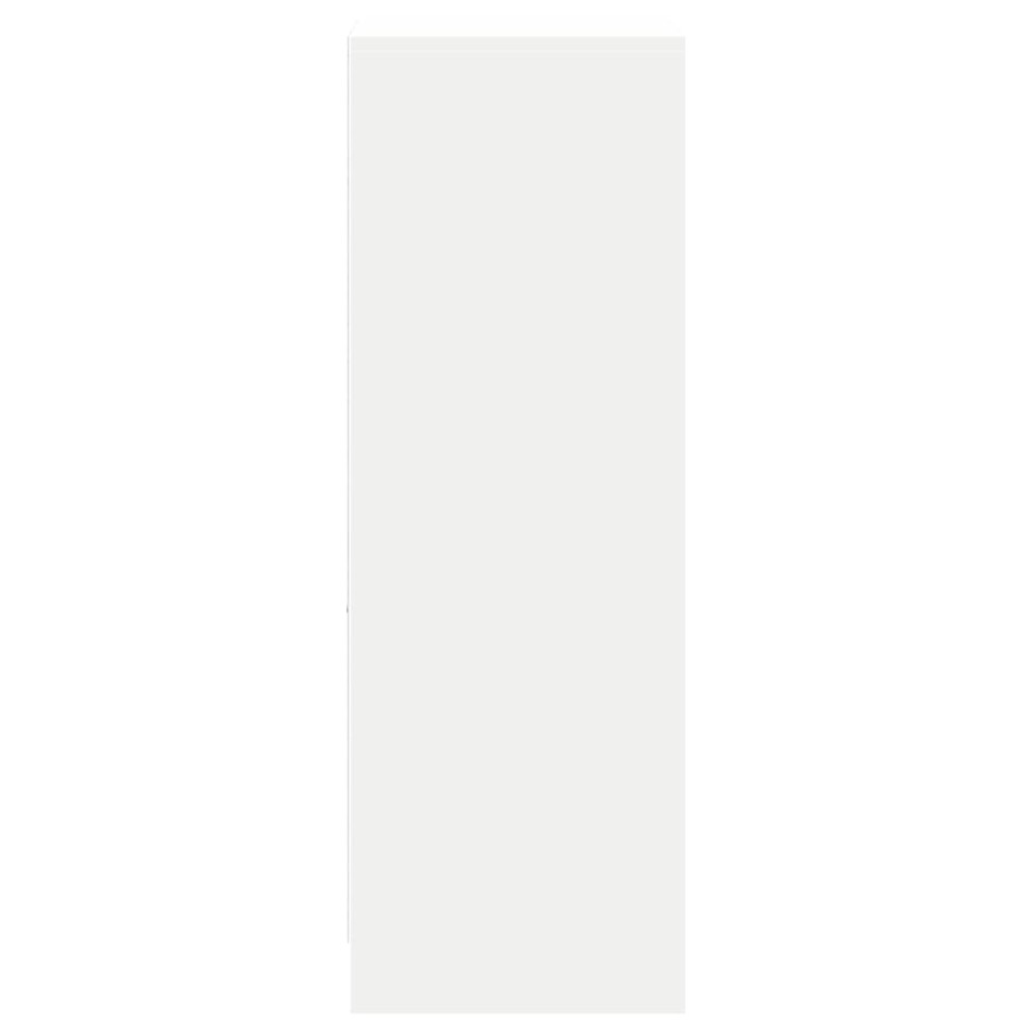 Aparador con luz LED madera de ingeniería blanco 38x34x100