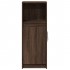 Aparador con LED madera ingeniería marrón roble 38x34x100