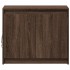 Aparador con LED madera ingeniería marrón roble 72x34x61