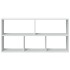 Estantería de pared madera ingeniería blanca 100x25x50