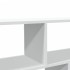 Estantería de pared madera ingeniería blanca 100x25x50