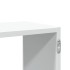 Estantería de pared madera ingeniería blanca 100x25x50