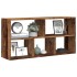 Estante de pared madera de ingeniería envejecida 100x25x50