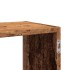 Estante de pared madera de ingeniería envejecida 100x25x50