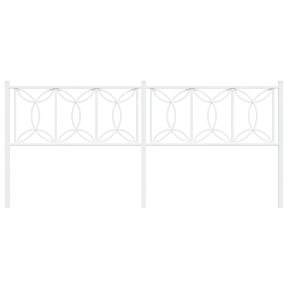 Cabecero de metal blanco 200