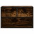 Mueble de TV madera y metal roble ahumado 60x31x39,5