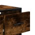 Mueble de TV madera y metal roble ahumado 60x31x39,5