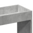Aparador alto madera de ingeniería gris hormigón 63x33x180