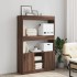 Aparador alto madera de ingeniería roble marrón 92x33x140