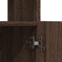 Aparador alto madera de ingeniería roble marrón 92x33x140