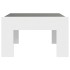 Mesa de centro con Infinity LED blanco 50x50x30