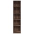 Estantería madera de ingeniería marrón roble 40x24x176