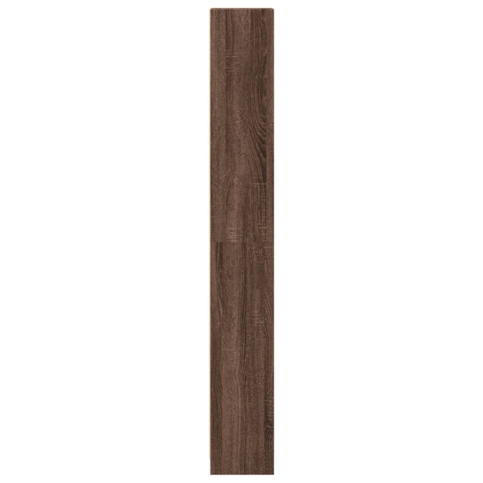 Estantería madera de ingeniería marrón roble 40x24x176