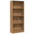 Estantería de madera de ingeniería roble artesanal 60x24x143