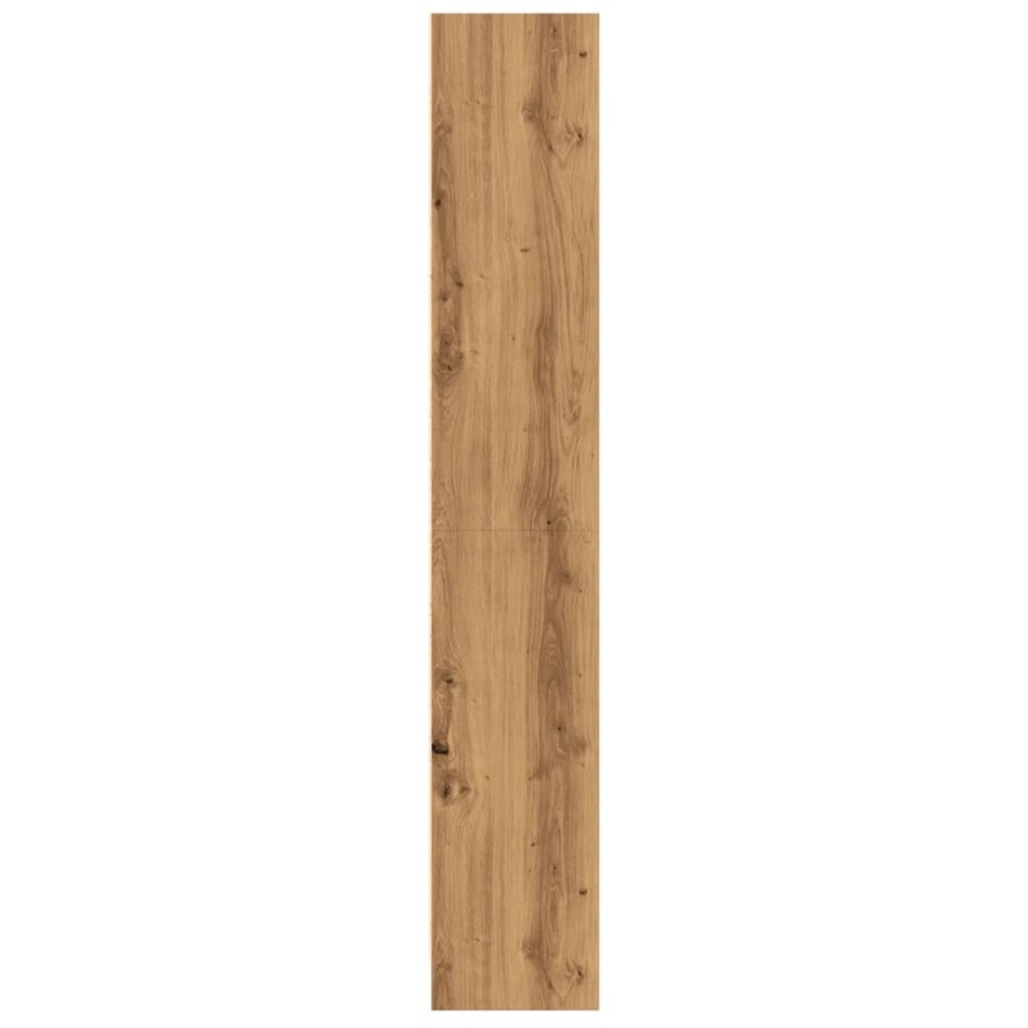 Estantería de madera de ingeniería roble artesanal 60x24x143