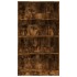 Estantería madera de ingeniería roble ahumado 80x24x143