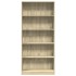 Estantería de madera de ingeniería roble Sonoma 80x24x176