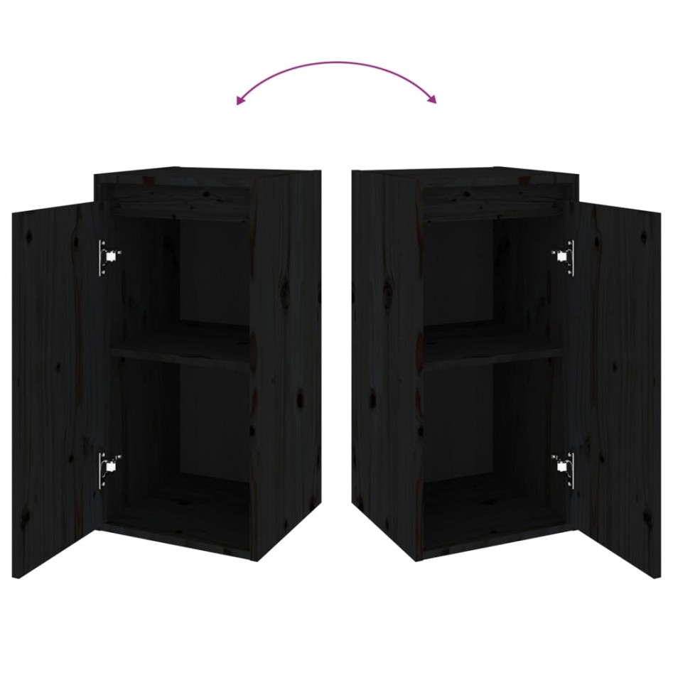 Muebles para TV 6 piezas madera maciza de pino