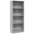 Estantería de madera de ingeniería gris Sonoma 60x24x143