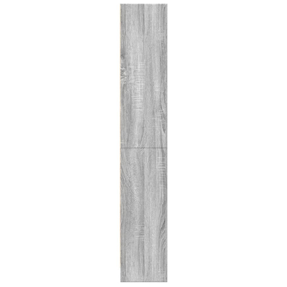 Estantería de madera de ingeniería gris Sonoma 60x24x143