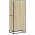 Estantería de madera de ingeniería roble Sonoma 60x35x139