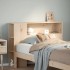 Cabecero de cama con almacenaje madera maciza de pino 100