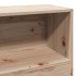 Cabecero de cama con almacenaje madera maciza de pino 100