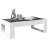 Mesa de centro con Infinity LED blanco 90x53x30