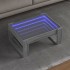 Mesa de centro con Infinity LED gris Sonoma 70x53x30