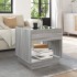 Mesa de centro con Infinity LED gris Sonoma 50x50x50