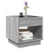 Mesa de centro con Infinity LED gris Sonoma 50x50x50