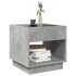 Mesa de centro con Infinity LED gris hormigón 50x50x50