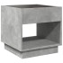 Mesa de centro con Infinity LED gris hormigón 50x50x50