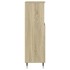 Armario de baño madera contrachapada roble Sonoma 30x30x100