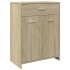 Armario de baño madera contrachapada roble Sonoma 60x33x80