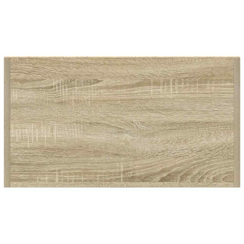 Armario de baño madera contrachapada roble Sonoma 60x33x80