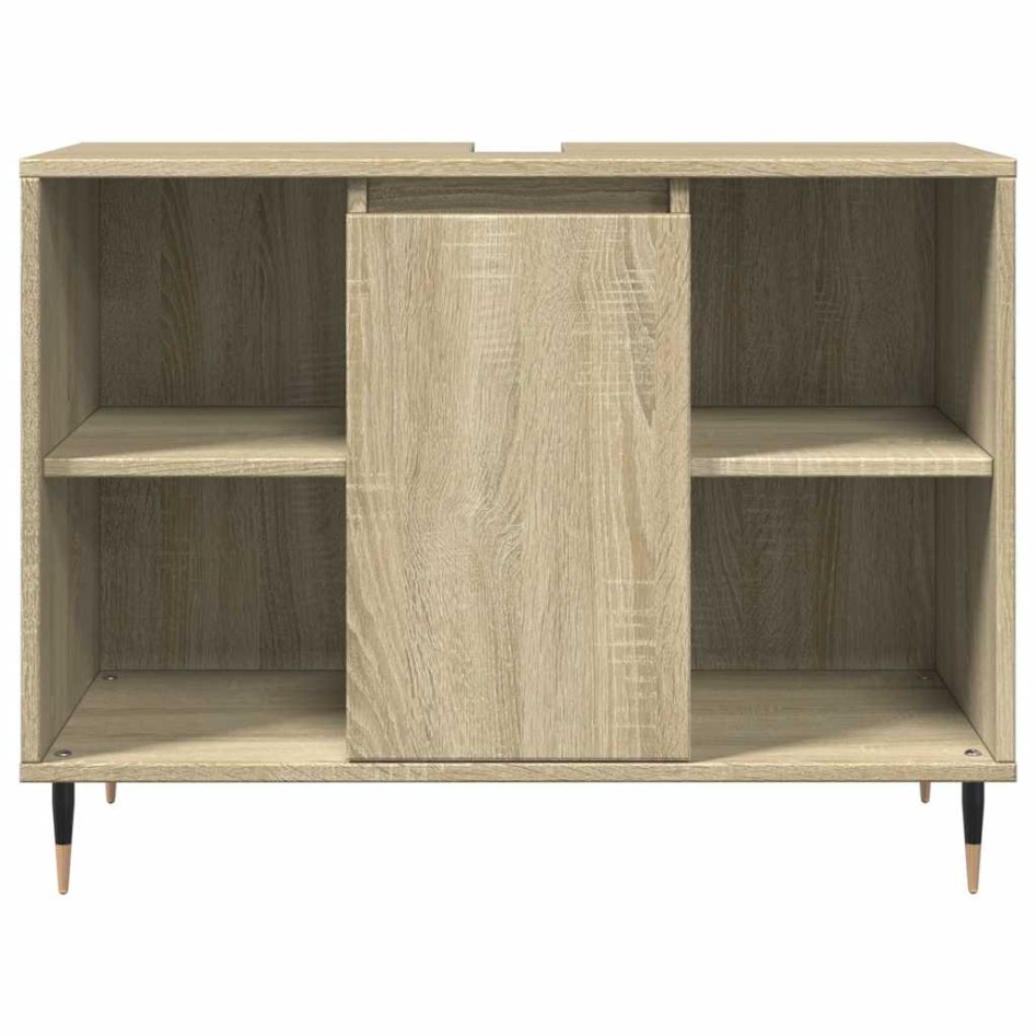 Mueble de baño madera de ingeniería roble Sonoma 80x33x60