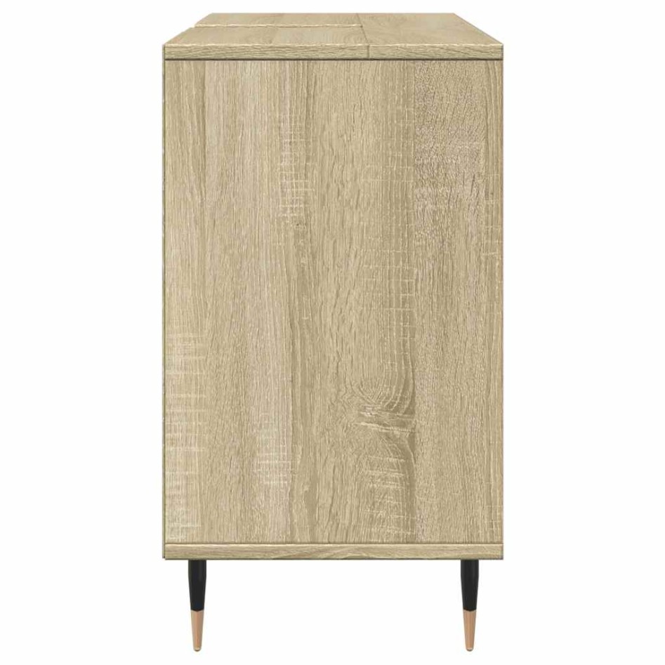 Mueble de baño madera de ingeniería roble Sonoma 80x33x60