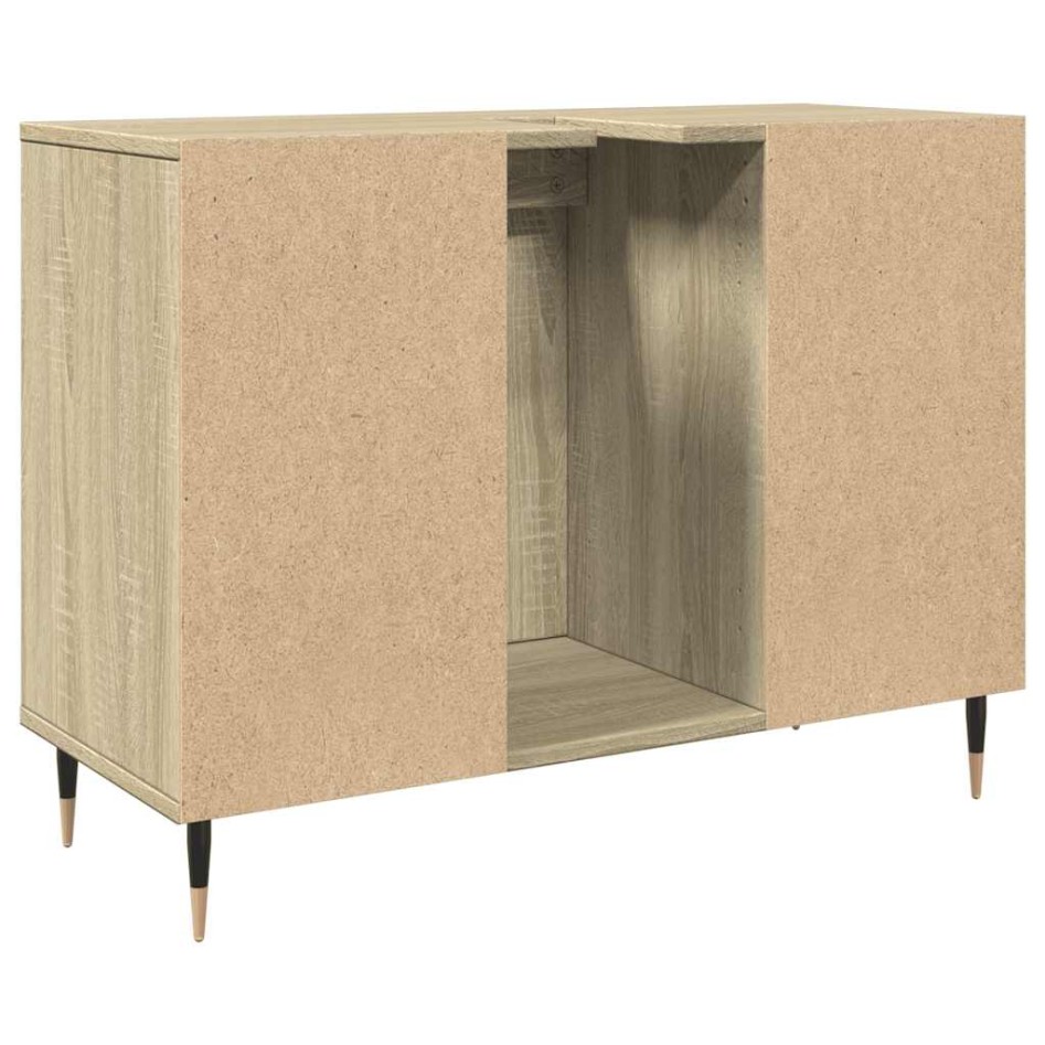 Mueble de baño madera de ingeniería roble Sonoma 80x33x60