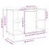 Mueble de baño madera de ingeniería roble Sonoma 80x33x60