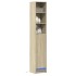 Aparador con LED madera ingeniería roble Sonoma 36x32,5x200