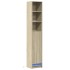 Aparador con LED madera ingeniería roble Sonoma 36x32,5x200