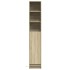 Aparador con LED madera ingeniería roble Sonoma 36x32,5x200