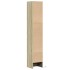 Aparador con LED madera ingeniería roble Sonoma 36x32,5x200