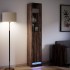 Aparador con LED madera ingeniería marrón roble 36x32,5x200