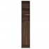 Aparador con LED madera ingeniería marrón roble 36x32,5x200