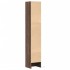 Aparador con LED madera ingeniería marrón roble 36x32,5x200