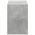 Mueble de TV de pared con luces LED gris hormigón 100x31x45