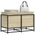 Caja de almacenaje con tapa madera roble Sonoma 80x40x51,5